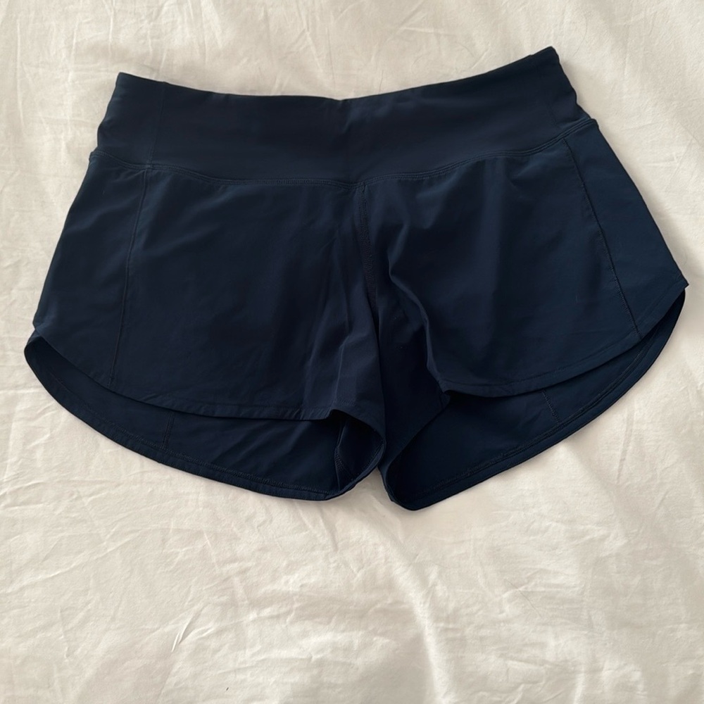 Lululemon Athletica Dark Blue Athletic Shorts